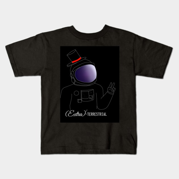 (extra)-terrestrial Kids T-Shirt by JustLily